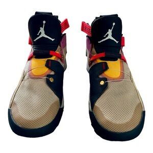Jordan Athletic Shoes - Black, Red, Yellow, Tan
